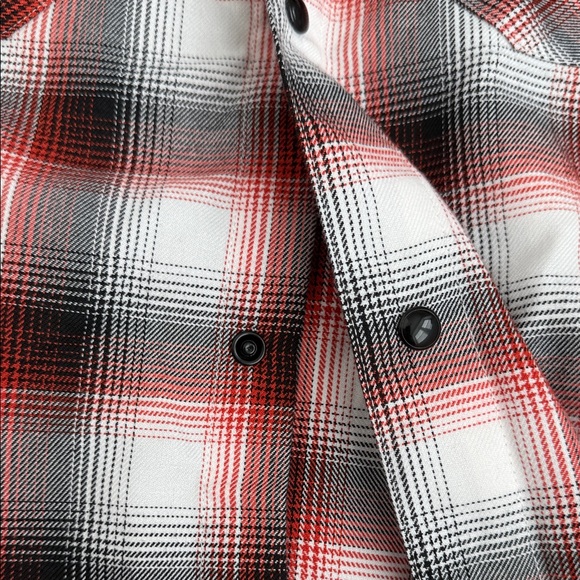 DIXXON Classic Red and Gray Plaid Shirt - Picture 4 of 4